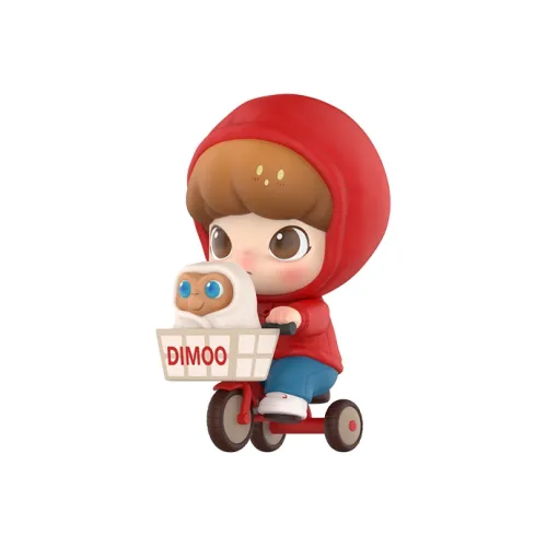 POP MART x E.T Dimoo Коллаборация Позиционирование стиля Большой размер Модные фигурки 13 см