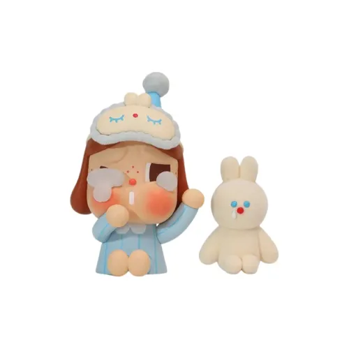 POP MART POP MART IP CRYBABY Синий Пижама Прозрачный Слепой Бокс на Карточке 100% 8 см