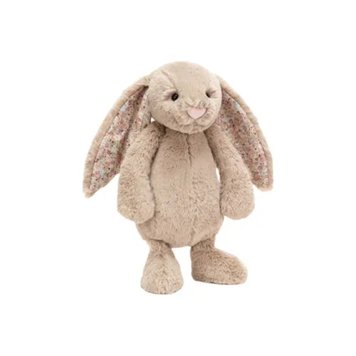 JELLYCAT Bunny Collection Цветочный Ткань Кролик Бежевый Куклы Плюшевая Кукла Высота 18 см 31 см 36 см 51 см