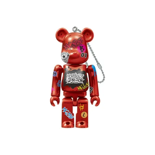 BE@RBRICK Movie Animation Division Rap BATTLE Hypnotmic Mic Buster Bros Команда Emblem Прозрачный Слепой Бокс на Карточке 100%