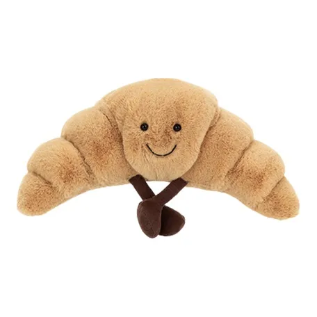 JELLYCAT Fun Food Collection Круассан Сумка Кукла Плюшевая Кукла 19 см Высота