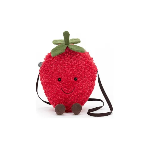 JELLYCAT Fun Food Collection Interesting Клубничный Сумка Куклы Плюшевая кукла 20 29см Высота В сидячем положении