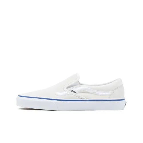 VANS Slip On Series Low Skateboard Shoes Унисекс Белый Синий