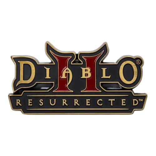 Blizzard Готический Потертый GOD Qi Персонаж Готический Потертый DIABLO II Ремейк Значок 3,175 см Значки