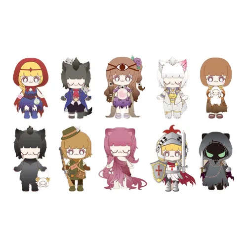 52TOYS KIMMY MIKI Мафия Коллекция Слепые коробки Один Mystery Коробка 3 шт Mystery Коробка Целая коробка 10 шт