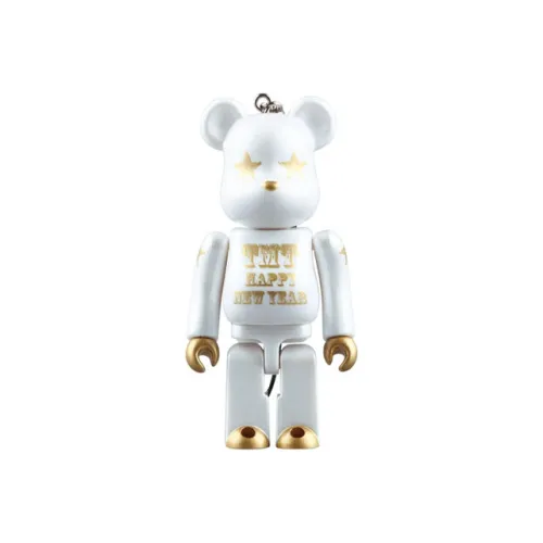BE@RBRICK TMT Новый год 2009 Белый Прозрачный Слепой Бокс с Карточкой 100%