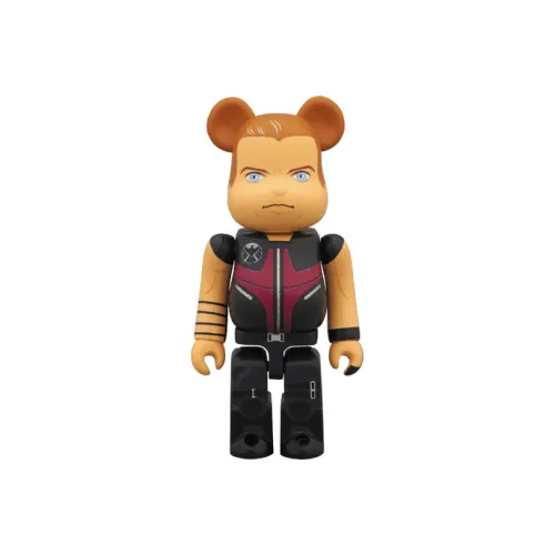 BE@RBRICK The Avengers Соколиный глаз Прозрачный Blind Box с карточкой 100%