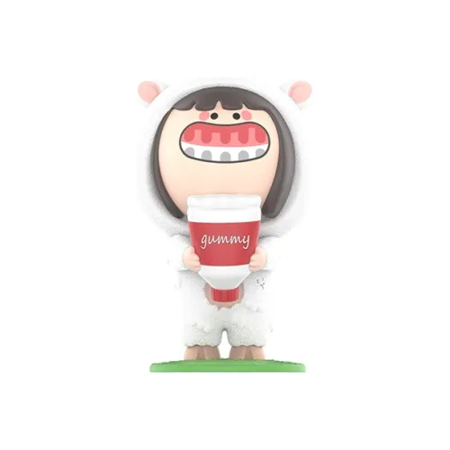 POP MART Коллаборация Edition Gum Монстр Мягкий AS Овечья шкура Модные Фигурки 8 см