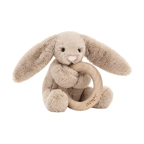 JELLYCAT Bunny Collection Деревянное Кольцо Игрушки Куклы MR 13 см Высота