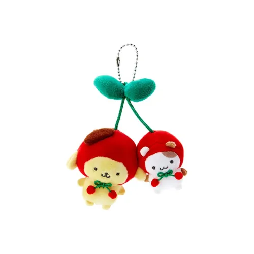 Санрио Pompompurin Вишня Стайлинг Куклы Плюшевый Брелок 9,5 см Рекомендуемый рост
