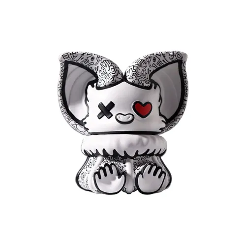 POP MART Коллаборация YOKI X Keith Haring Стол Кукла Большой Размер Модные Фигурки 12,5 см