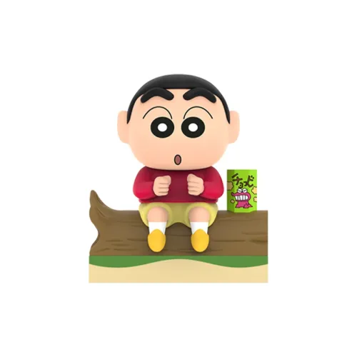 52TOYS Карандаш SHIN Chan Row by Row Collection Слепые коробки Один Mystery Коробка Целая коробка 8 шт