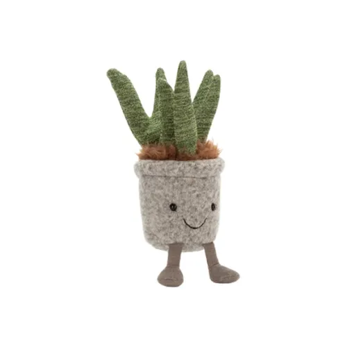 JELLYCAT Plant series Озорной Succulent Алоэ вера Куклы Плюшевая кукла 20 см высокая