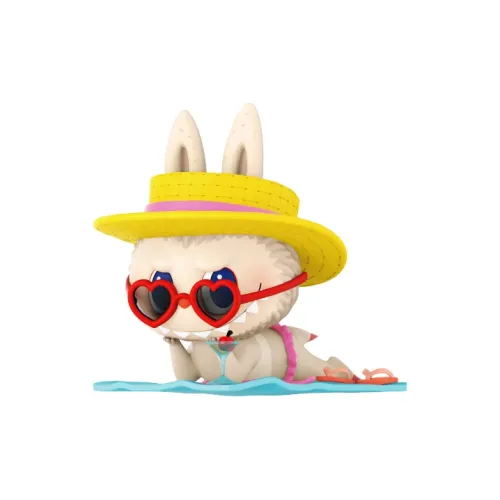 POP MART THE MONSTERS LABUBU Beach, Модная Фигурка, 14 См
