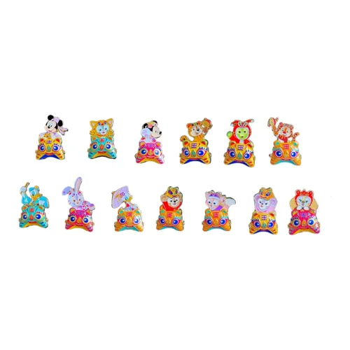 Disney Characters Год Тигра Весенний Фестиваль Слепые Коробки Полный Набор OF 13 Упаковок