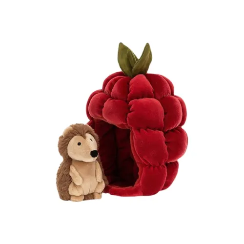 JELLYCAT Forest Animal Collection Малиновый ежик Плюшевая кукла 18 см высокая