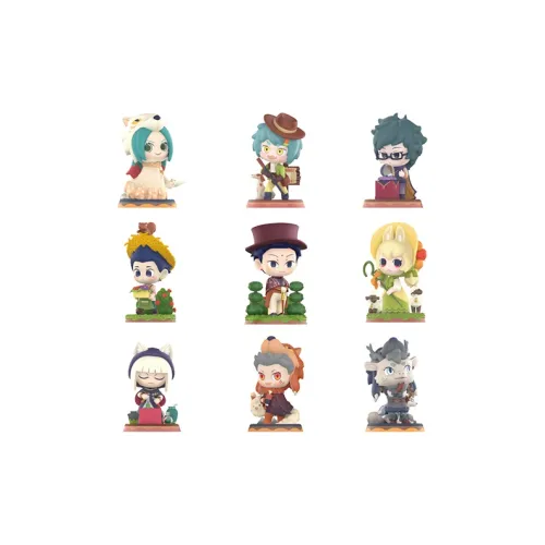 POP MART Inhuman Labyrinth OF The Manor Коллекция Слепые коробки Один Blind Коробка Целая коробка 9 шт