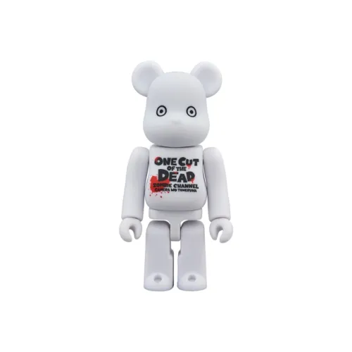 BE@RBRICK ONE CUT OF THE DEAD Camera DO NOT STOP Белый Прозрачный Слепой Бокс на Карточке 100%