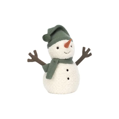 JELLYCAT Grand Платье UP Collection JELLYCAT Персонажи Трэйси Макгрэди Снеговик Куклы Плюшевая кукла 26 см 18 см Высота