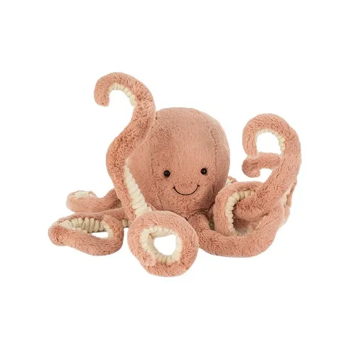 JELLYCAT Ocean Series Осьминог Кукла для малышей Плюшевая кукла Высота 14 см 27 см 49 см 75 см