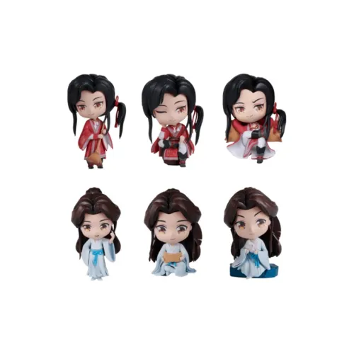 BANDAI BN Фигурка Q Коллекция Небесное благословение Се Лянь и Санланг Счастливый Draw Gashapon