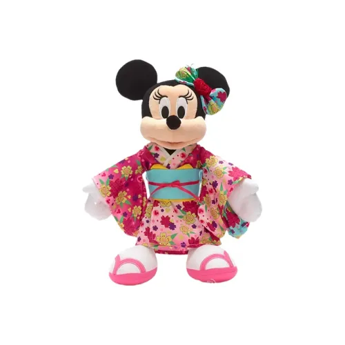 Disney Minnie Mouse Кимоно Стиль Куклы Плюшевая Кукла 40 см Высота