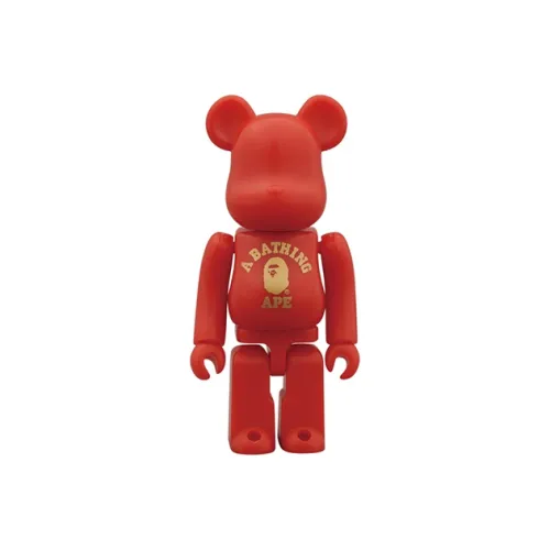 BE@RBRICK x BAPE совместный бренд 2013 Событие Красный Прозрачный Слепой Бокс на Карточке 100%