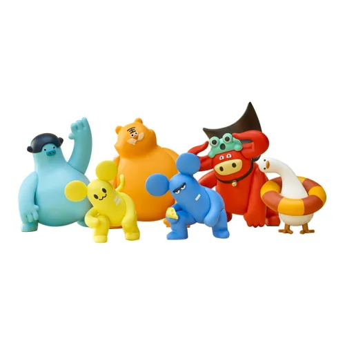 BLUE SKY LAB NIO Squat Коллекция Слепые коробки Целая коробка 6 шт