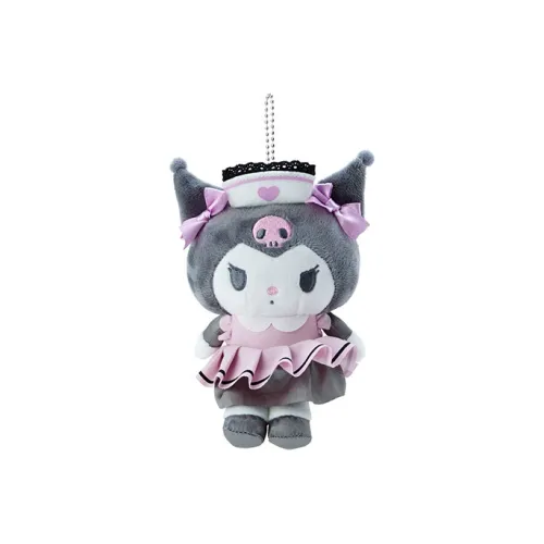 Санрио Kuromi Pink Юбка Кукла Плюшевая Кукла Высота 16 см