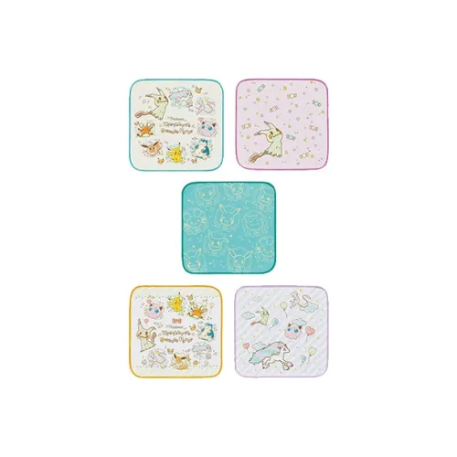 BANPRESTO Dreamy Пикачу Eevee Snorlax Pokémon Muku Candy Party Hand Towels Аниме мерч