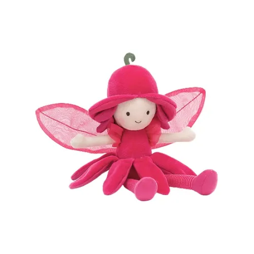 JELLYCAT Plant Series Fleur Георгин Куклы Плюшевая Кукла 23 см Высота В Сидячем Позе