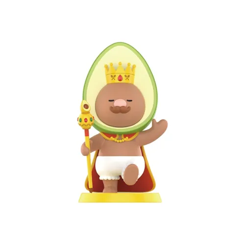 POP MART The Новый Костюм OF Avofriends King Прозрачный Слепая Коробка с Карточкой 100% 10 см