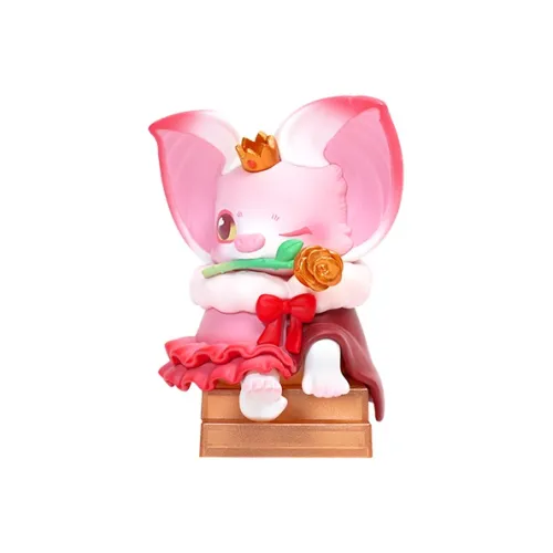 POP MART YOKI Розовый Принц Прозрачный Слепой Бокс на Карточке 100% 8 см