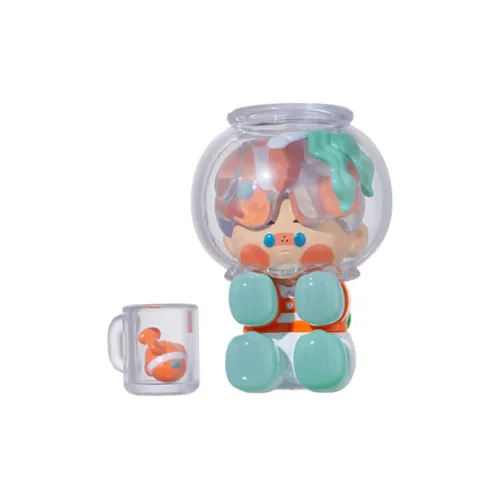 POP MART Коллаборация PINO JELLY Unable To Breathe Прозрачный Blind Box с карточкой 7,8 см