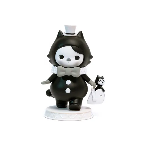 POP MART Collaboration Edition x PUCKY x Felix the Cat FELIX Кошка Коллаборация Edition Модные Фигурки 16 см