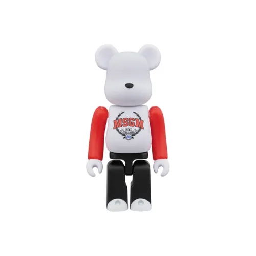 BE@RBRICK x MSGM 2018 Коллаборация Конструкторы Медвежонок Прозрачный Слепой Бокс на Карточке 100%