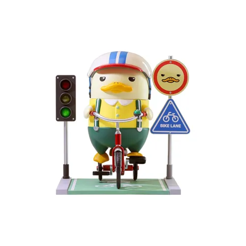 POP MART Коллаборация DUCKOO Триколья YA Большой Размер Модные Фигурки 14 см