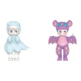 Подтвержденная версия модели - trick-или-treat Призрак Синий + ночной летучий мышь Фиолетовый (развертывание и упаковка)