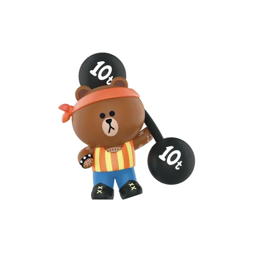 POP MART LINE FRIENDS Цирк Коллекция Слепые коробки Один Mystery Коробка Целая коробка 12 шт