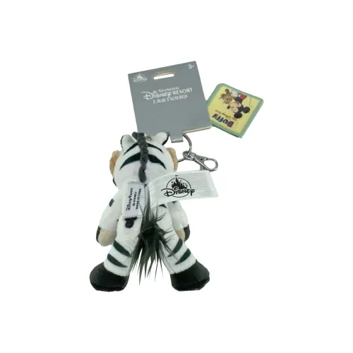 Disney Даффи Медведь Средний и Маленький Кольцо для ключей Черно-Белый Куклы Плюшевые Трубы Высокие