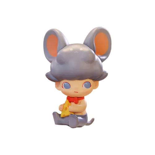 POP MART Коллаборация Edition DIMOO Cheese Прозрачная коробка с слепым выбором на карточке