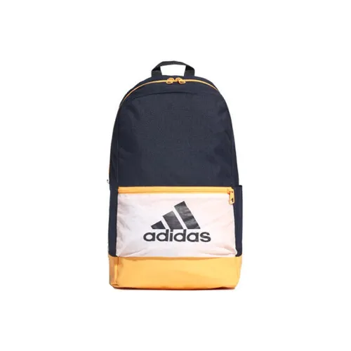 Adidas Polyester Backpack Unisex Orange Multicolor