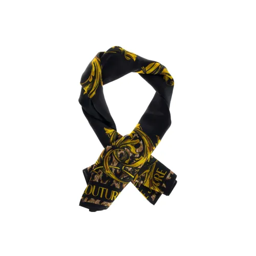 VERSACE JEANS COUTURE Шелковый шарф женский многоцветный