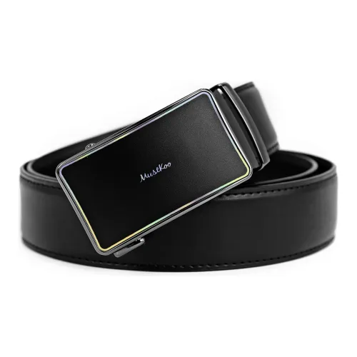 MUSTKOO Ремни из коровьей кожи мужской 3,3 см