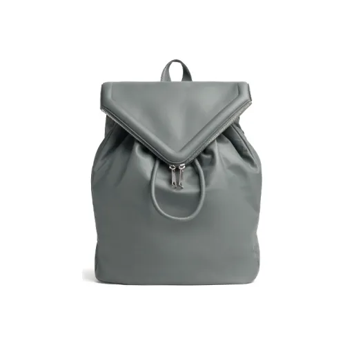 Bottega Veneta Beak Телячья кожа Рюкзак Мужской Серый