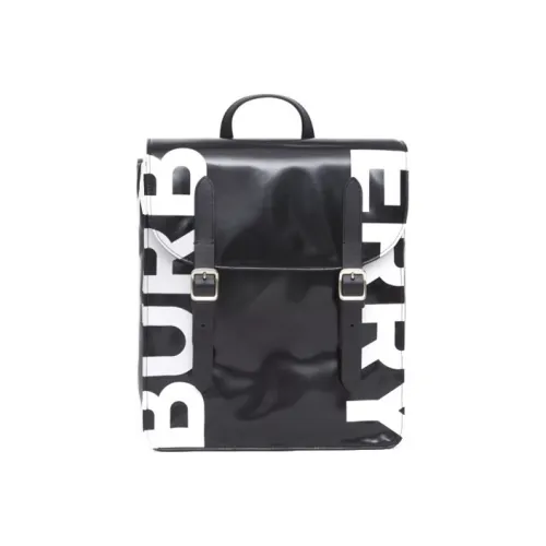 Burberry Покрытый холст Рюкзак Детский Черный