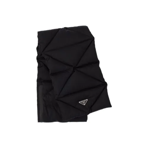 PRADA RE Нейлон Переработанный нейлон Шарфы Унисекс Черный