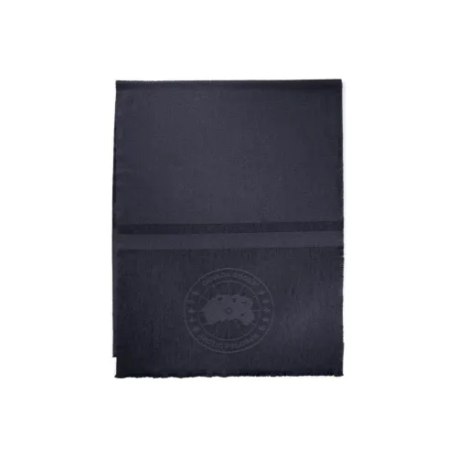 Canada Goose Wool Knit Шарфы Морской синий Женские