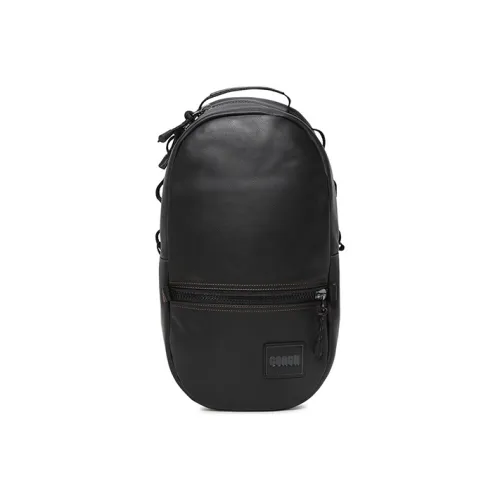 COACH Pacer Кожа Рюкзак Средний Мужской Черный