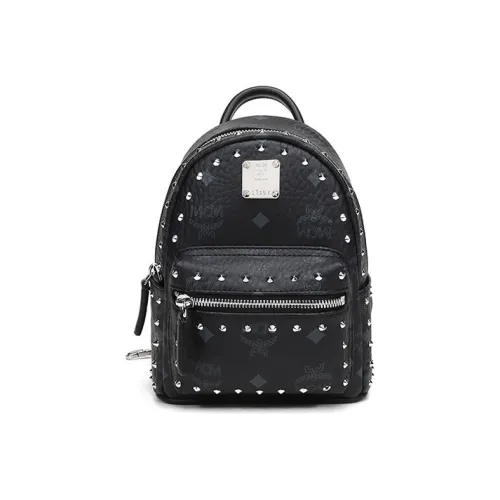 MCM Artificial Leather Backpack Extra Mini Women's Black MCM Искусственная кожа Рюкзак Экстра мини Женский Черный